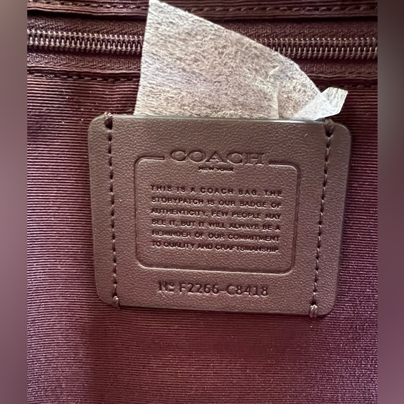 NWT Coach Dempsey Tote 40 - Picture 5 of 9